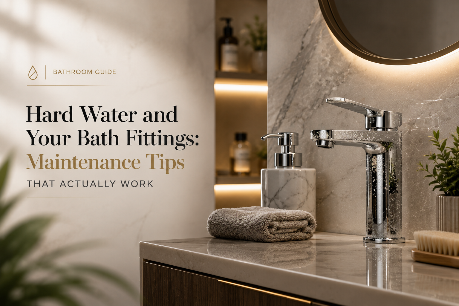 Hard Water and Your Bath Fittings