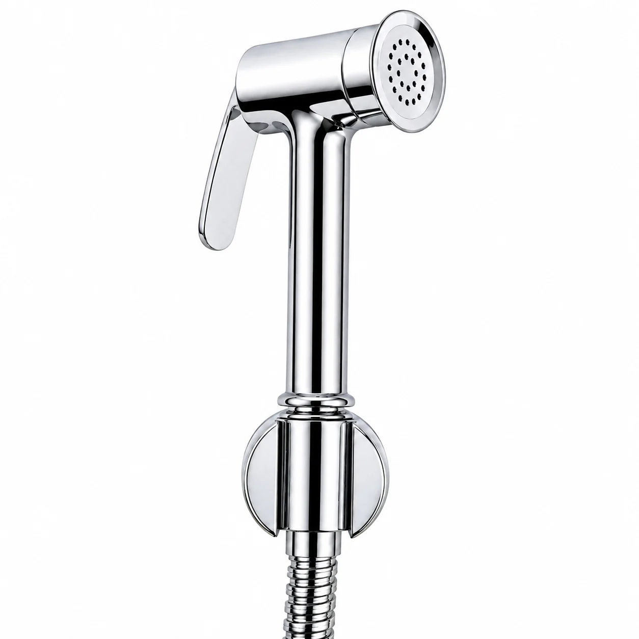 Compact Cylindrical Brass Health Faucet – Chrome Finish - Health Faucet Only - Piffero PHF 11002A