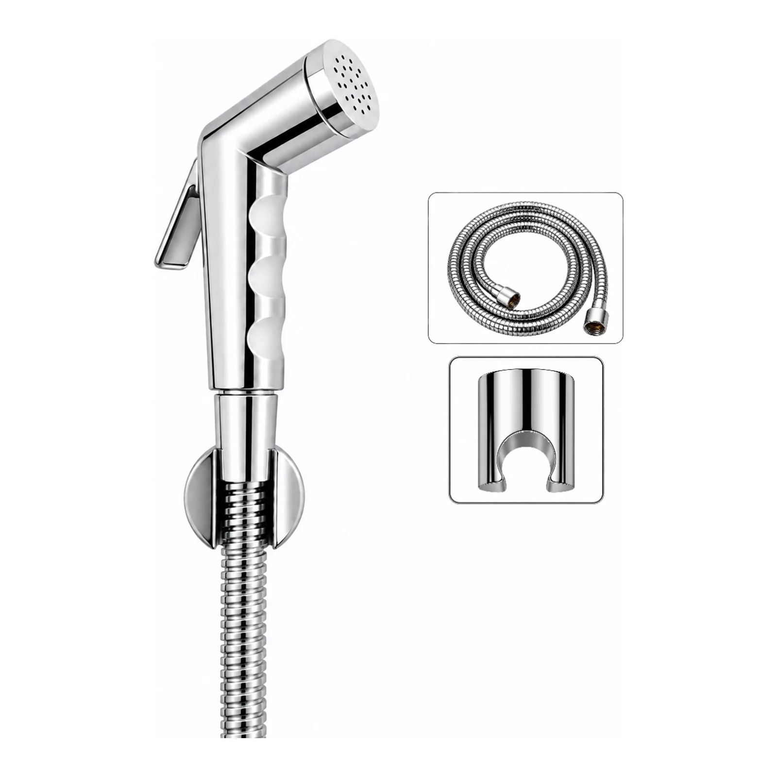 ABS Ergonomic Health Faucet – Chrome Finish - Complete Set - Piffero PHF 21003