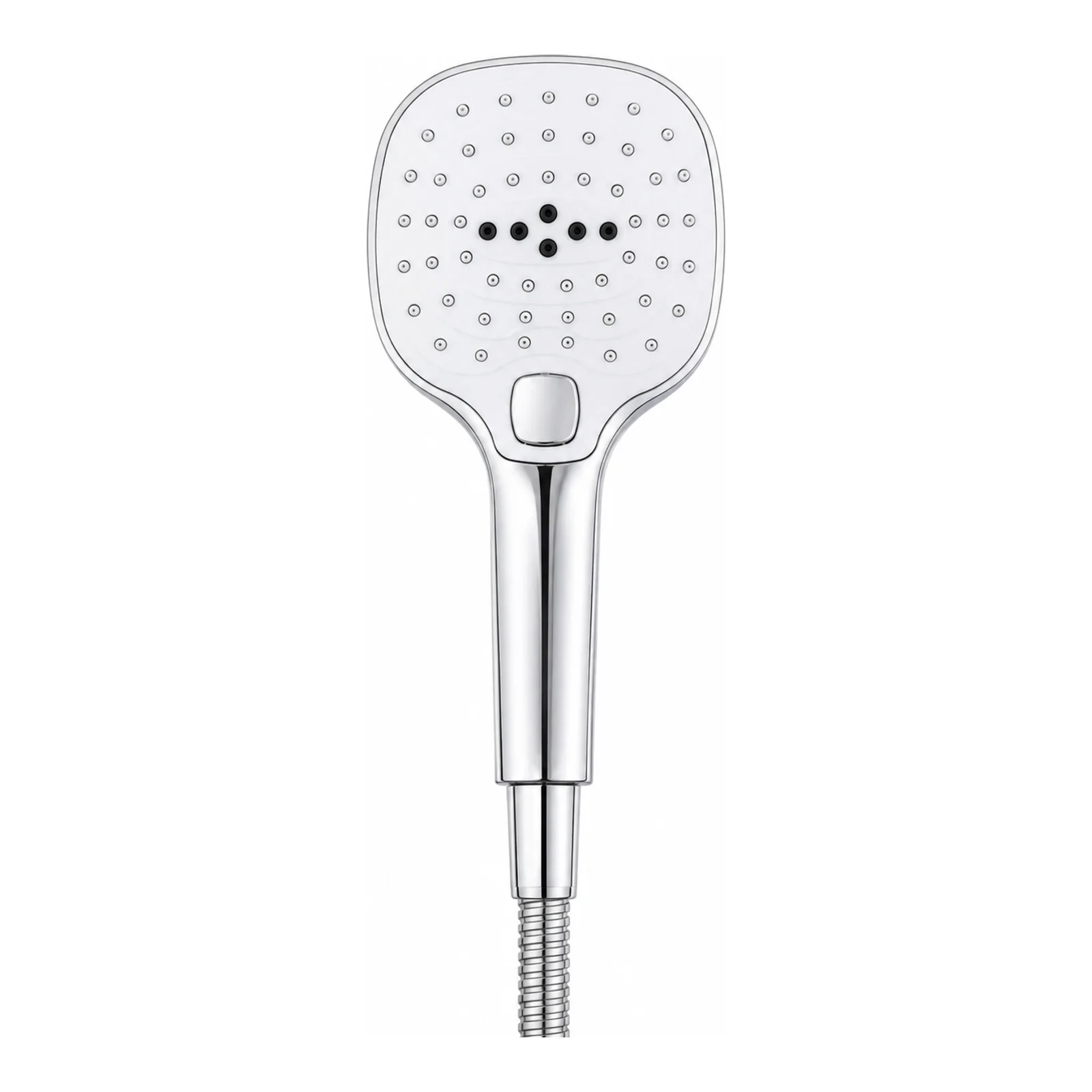 Push-Button Multi-Function Hand Shower – Chrome Finish - Hand Shower Only - Piffero PHS 11005A