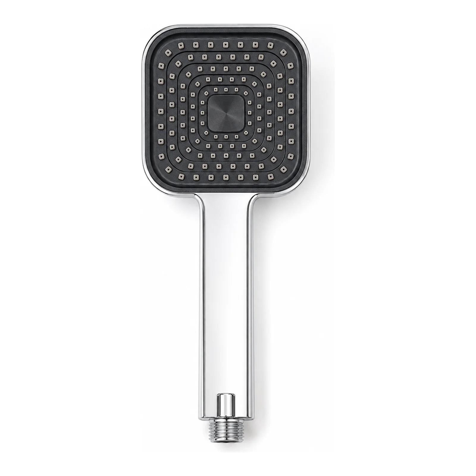 Black Face Square Hand Shower – Chrome Finish - Hand Shower Only - Piffero PHS 11007A