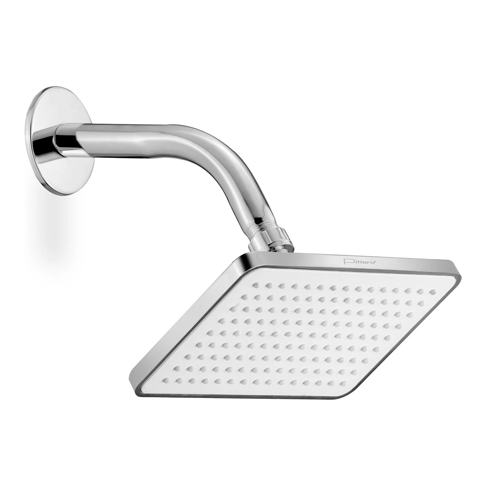 4 × 6-Inch Wide Rectangular ABS Overhead Shower - Complete Set - Piffero PSR 11005