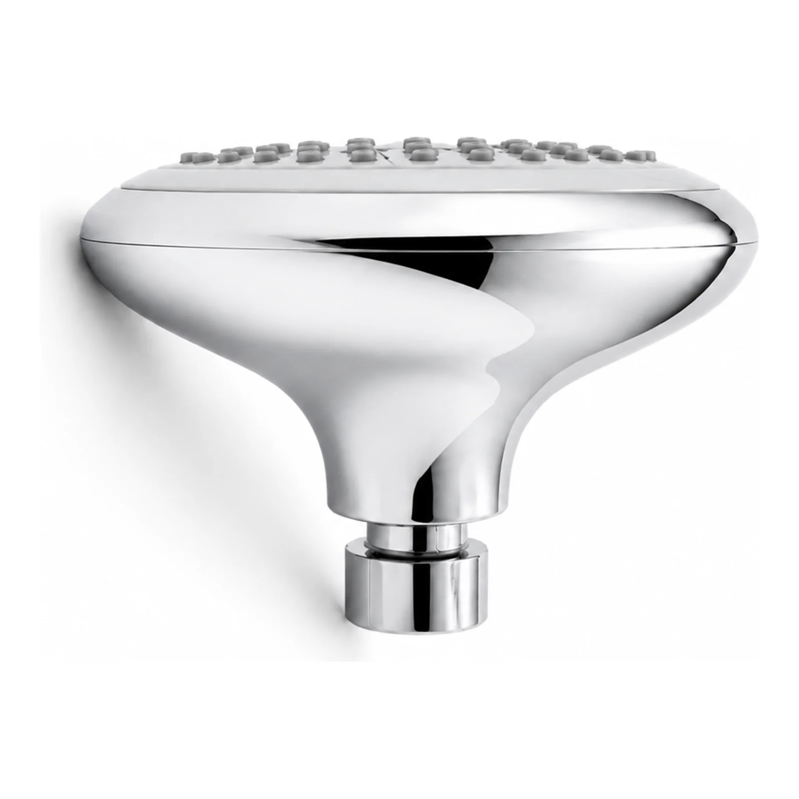 4-Inch Round White-Face ABS Overhead Shower - Complete Set - Piffero PSR 11011