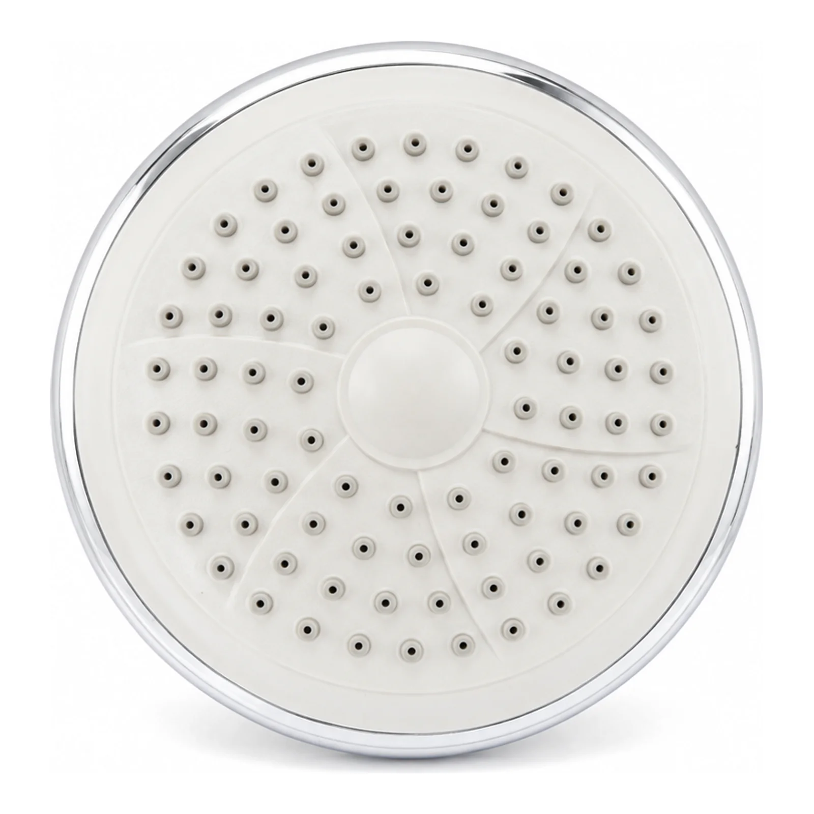 4-Inch Round White-Face ABS Overhead Shower - Shower Head Only - Piffero PSR 11011A